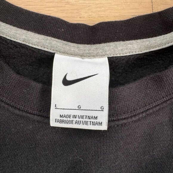 Nike Soccer Club Fleece Crew Neck Black Size Large - Picture 3 of 4